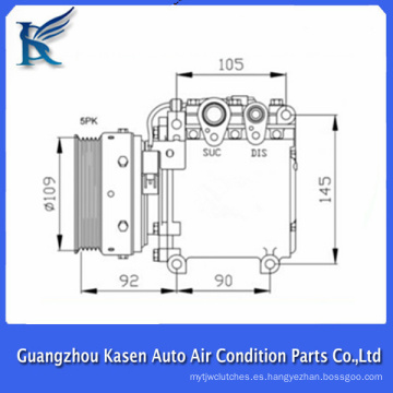 Compresor MSC90C para Mitsubishi Carisma Lancer Mirage Colt 1.5L 1.6L 1.8L 92-08 AKC200A203A AKC200A203B AKC200A203C AKC200A203K